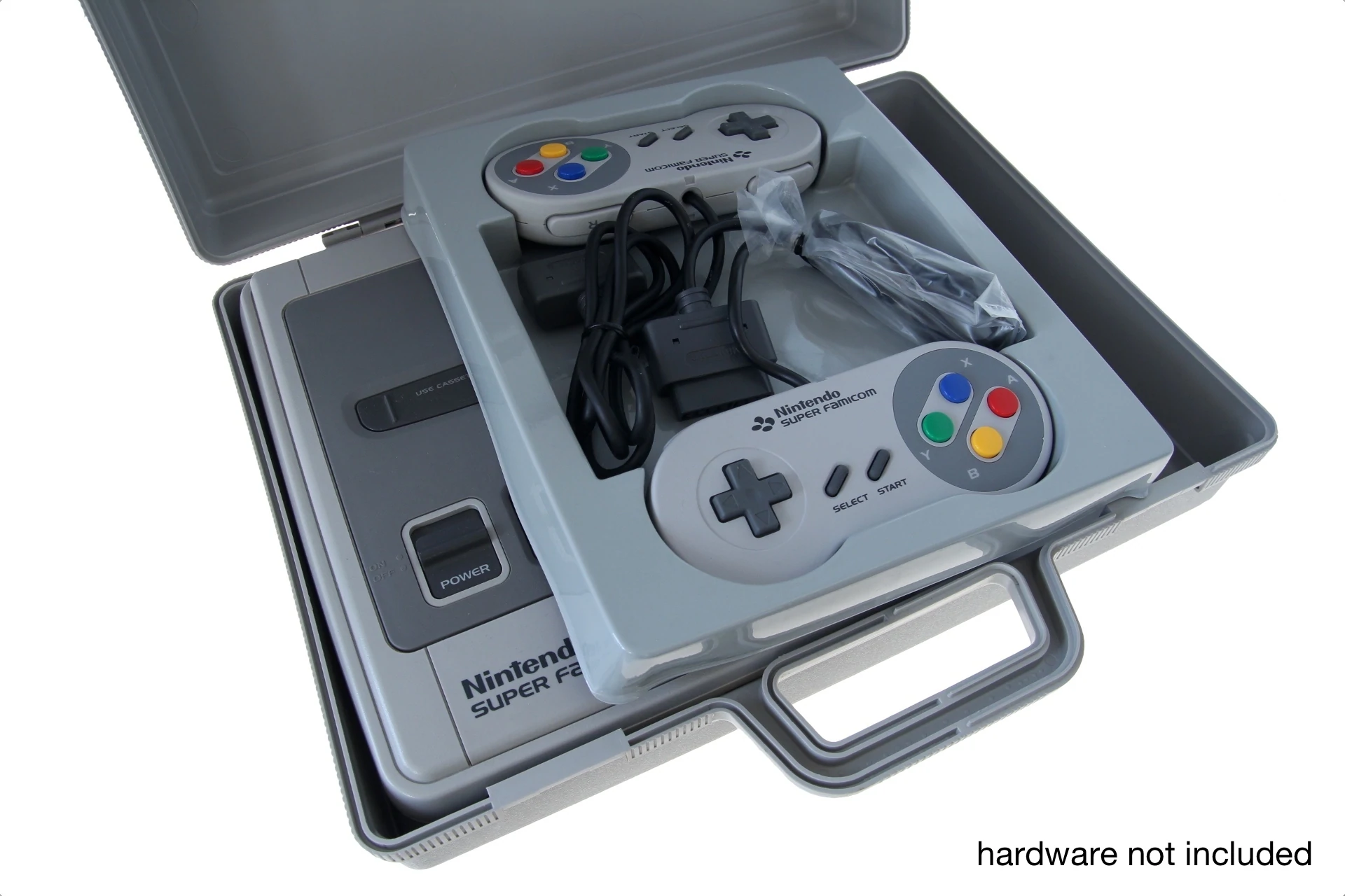 Inside the Super Famicom Carrying Case